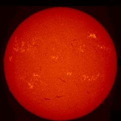 Image of Sun's chromosphere