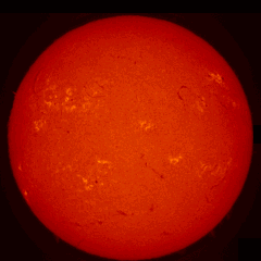 Image of Sun's chromosphere