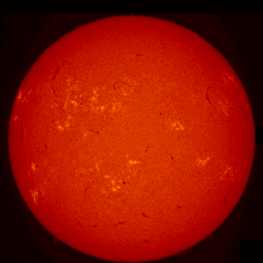 Image of Sun's chromosphere