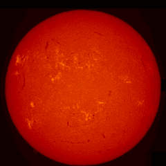 Image of Sun's chromosphere