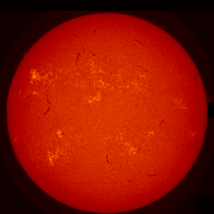 Image of Sun's chromosphere