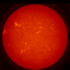 Image of Sun's chromosphere