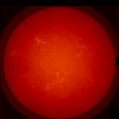 Image of Sun's chromosphere