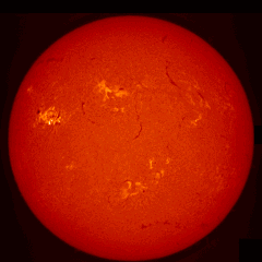 Image of Sun's chromosphere