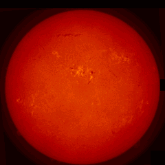 Image of Sun's chromosphere