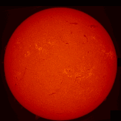 Image of Sun's chromosphere