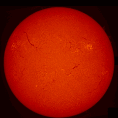 Image of Sun's chromosphere