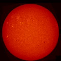 Image of Sun's chromosphere