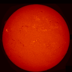 Image of Sun's chromosphere