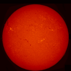 Image of Sun's chromosphere