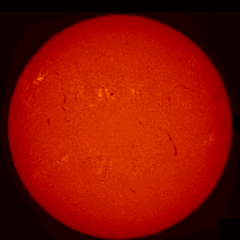 Image of Sun's chromosphere