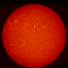 Image of Sun's chromosphere