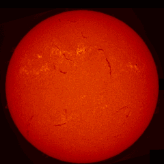 Image of Sun's chromosphere