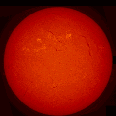 Image of Sun's chromosphere