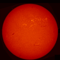 Image of Sun's chromosphere