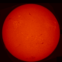 Image of Sun's chromosphere