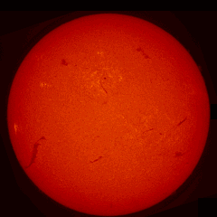 Image of Sun's chromosphere