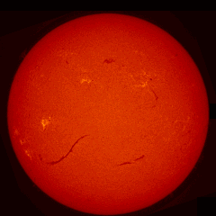 Image of Sun's chromosphere