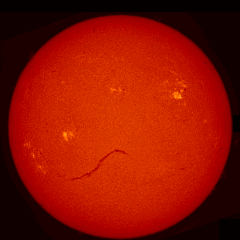 Image of Sun's chromosphere