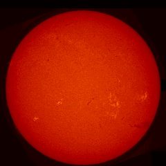 Image of Sun's chromosphere