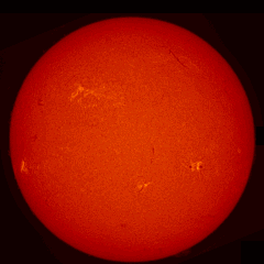 Image of Sun's chromosphere