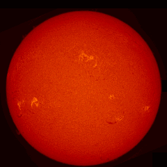 Image of Sun's chromosphere