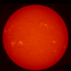 Image of Sun's chromosphere