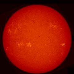 Image of Sun's chromosphere