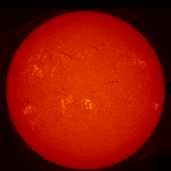 Image of Sun's chromosphere