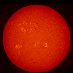 Image of Sun's chromosphere