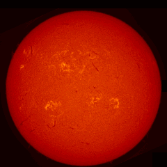 Image of Sun's chromosphere