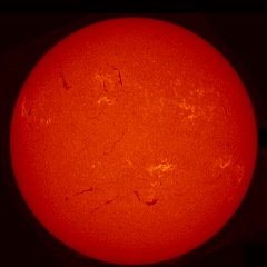 Image of Sun's chromosphere