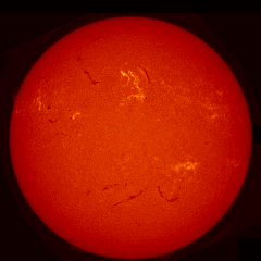 Image of Sun's chromosphere