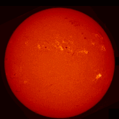 Image of Sun's chromosphere