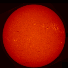 Image of Sun's chromosphere