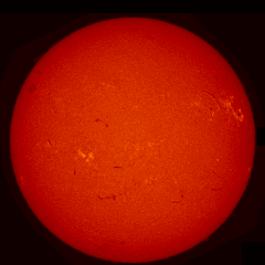 Image of Sun's chromosphere