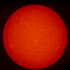 Image of Sun's chromosphere