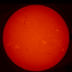 Image of Sun's chromosphere