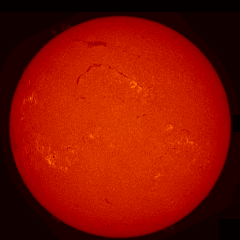 Image of Sun's chromosphere