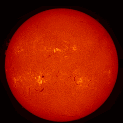 Image of Sun's chromosphere