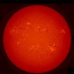 Image of Sun's chromosphere