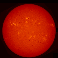 Image of Sun's chromosphere