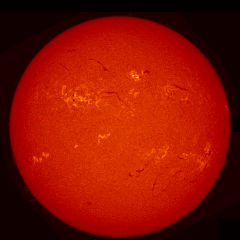 Image of Sun's chromosphere