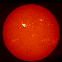 Image of Sun's chromosphere