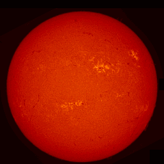 Image of Sun's chromosphere