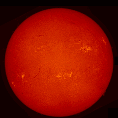 Image of Sun's chromosphere