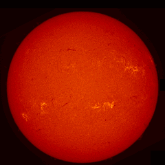 Image of Sun's chromosphere