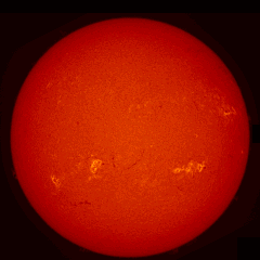 Image of Sun's chromosphere