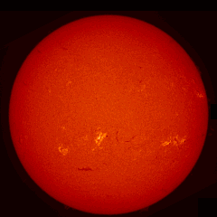 Image of Sun's chromosphere