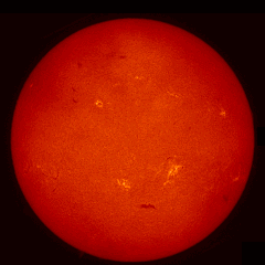 Image of Sun's chromosphere